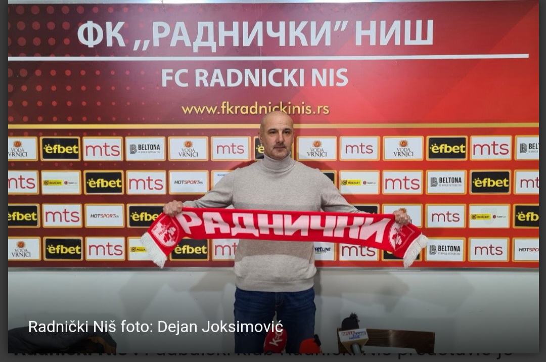 Niški Radnički predstavio novog trenera